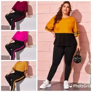 PLUS SIZE KOREAN  LOOSE TERNO BLOUSE AND PANTS FIT UP TO XXL FRAME