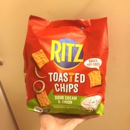 利是(Ritz)烘烤脆片酸忌廉洋蔥味(2027年2月18日)229克Toasted Chips Sour Cream & Onion