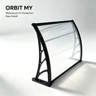 Awning Canopy Awning Rumah Heavy Duty Sunshield Polycarbonate Awning Balcony Rumah Window Sun Shade