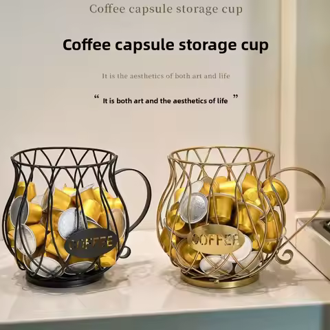 Irregular Shape Coffee Pod Holder Container Coffee Pod Storage Cup Coffee Capsule Holder Home Decora