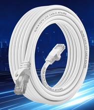 G-LINK สายแลน LAN CABLE CAT6 เข้าหัวสำเร็จรูป พร้อมใช้งาน  สีขาว