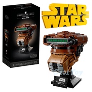 Copy DIY Star Wars Princess Leia (Boushh) Helmet 75351(670 pcs) STEAM Buidling Blocks Kids Toys Gift