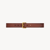 Top Quality 35mm Leather Dark Brown Chocolate Belt, Adjustable, Square Buckle Belt [+Original Gift B