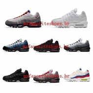 Air Max 95 Running shoes Green Blue White Red Mens trainers Sports sneakers EUR40-45