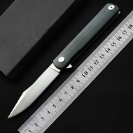 Gentry Flipper Folding Knife 9Cr18Mov Steel Blade G10 Handle Sharp_td