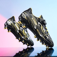 Boys Training Soccer Cleats with Velcro 8-9 Years