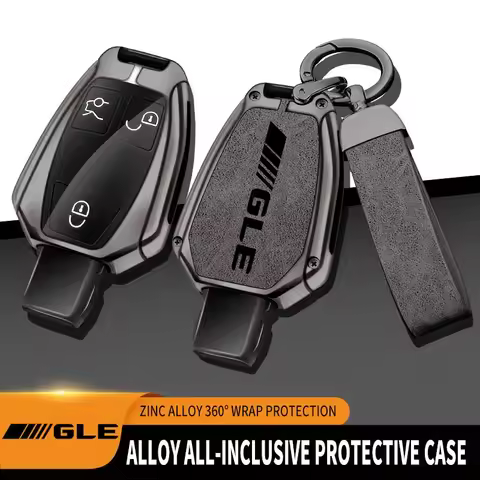 Zinc Alloy Car Key Case For Mercedes Benz GLE450 GLE350 GLC320 GLC400 Remote Control Protector For M