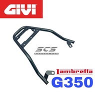 GIVI Monorack SR LAMBRETTA G350 Accessories Visor Radiator Protector Top Box Rak Spare Part Rack Kak