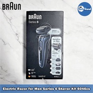 (Braun) Electric Razor for Men Series 6 Shaver Kit 6046cs เครื่องโกนหนวดไฟฟ้า แบบฟอยล์ไร้สาย ชาร์จได