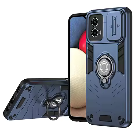 Stand Rotating Slide Camera Lens Military Grade Armor Case For VIVO S1 S17 Pro For VIVO S18 Magnetic