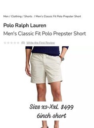 Polo Ralph Lauren男裝短褲