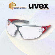 UVEX Safety Glasses, Phoenix CX2 PCLens, Red/GreyFrame-9198258