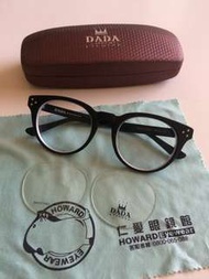 【DADA】度數650_文青 復古 黑框眼鏡