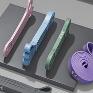 Resistance band strength training for men, fitness exercises for back and legs, pull-up assistance, 