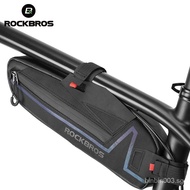 ROCKBROS Bag 1.5L Bike Waterproof Reflective Large Capacity Front Top Tube Frame Bag Wear-resistant MTB Road Bicycle Bag