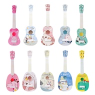 JOY TOY Kids Guitar 1pc Durable Stringed Instrument Small Guitar Toy Entertainment Toys 4 Strings Early Education Toys Mini Guitar Classical Ukulele Musical Instrument Toy Animal Ukulele Ukelele