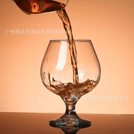Western Wine Glass Set Whiskey Large Small Brandy Glass Goblet Red Wine Glass Short-Footed Goblet Co