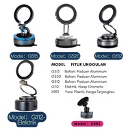 Magnetic 360 Rotation HP Holder Hp Suction Vacuum Suction Strong Car Desk Home Office Glass Ceramic 