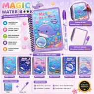 UNIQQSO Magic Water Book Magic Coloring Book/ Water Doodle Coloring Book/