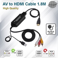 Cable AV RCA to HDMI 1.8 Meter