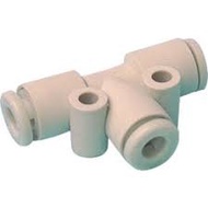 SMC Pneumatic Bulkhead Tube-to-Tube Adapter Tee Push In 4 mm to Push In 4 mm KJT04-06