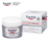 Ready Stock Eucerin Q10 Anti Wrinkle Cream 48g one hundred percent original anti aging facial moistu