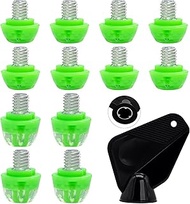 Soccer Cleat Studs, Replacement TPU Football Spikes with Wrench, Lightweight & Durable for Adidas Fi