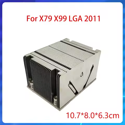 Original FOR X79 X99 LGA 2011 2011-3Pin CPU Server CPU Heatsink Rectangle DIY Modification Heat Sink