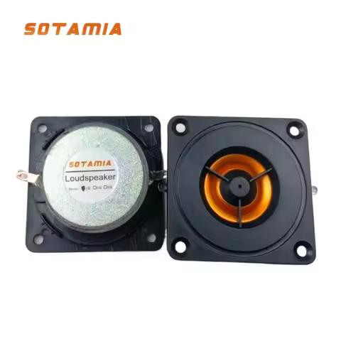 SOTAMIA 2Pcs 52MM Tweeter Speaker 2 Inch 4 Ohm 15W HIFI Treble Bluetooth Speaker Sound Loudspeaker A
