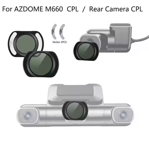 for AZDOME Dash Cam M660 HD Lens Dust Protection Anti Glare CPL Filter for AZDOME M660 CPL Filter