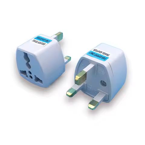 1pc UK Plug 10A 250V Hong Kong Travel Power Adapter Plug Socket Converter British Standard English S