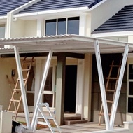 canopy baja ringan + atap alderon doble layer