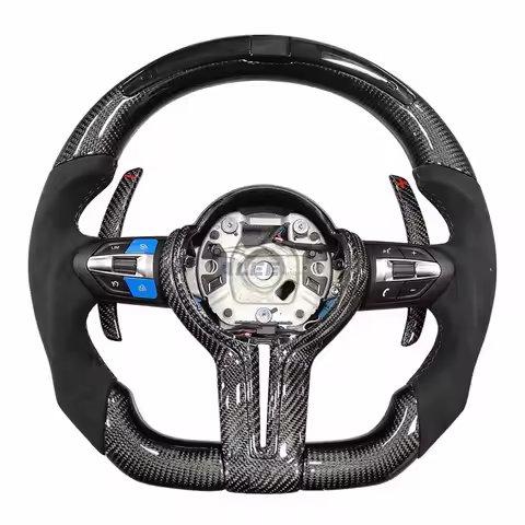 Sport Steering Wheel LED Carbon Fiber for BMW F10 F20 F22 F30 F32 F36 F40 F82 F90 E70 E82 E89 E90 E9