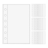 A7 Binders A7 A7 Binder Pages Clear 6-Ring Binder Refill Transparent Pages