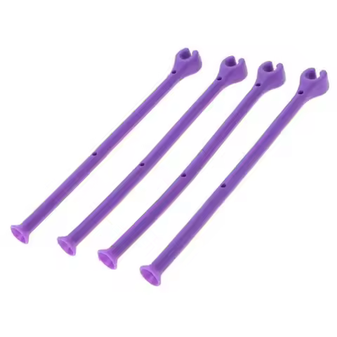 Purple Silicone Flexible Bar Kitchen Tools Fixed Adjustable Dishwasher Holder Wine Fixed Rack Wine G