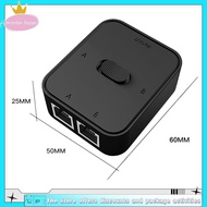 2 Port Gigabit Network Switch RJ45 Switch Network Splitter Cable Extender 2 Way External Network Swi