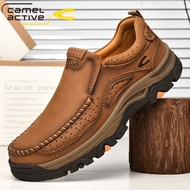 OlGermany Camel Active Men's Shoes Spring New lelaki kulit lembut bawah kasut kasual Slip-on kasut kasut kulit ayah 41