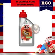 4T CASTORL ACTIV SCOOTER 10W40 4AT 800ML / MINYAK ENGINE SCOOTER 10W-40