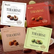 Chocolate Coklat Beryls Green Tea Almond Milk Tiramisu White 65g