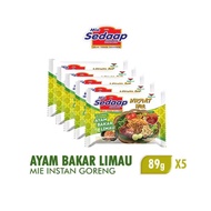 Mie Sedaap Goreng Ayam Bakar Limau x 5 pcs Mie Sedap Instan