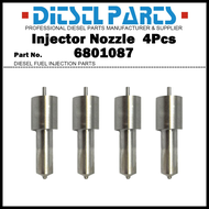 เคล็ดลับหัวฉีดน้ํามันเชื้อเพลิง 4x 6801087 E8NN9E527BA สําหรับ Ford New Holland 5110 5610 6410 6610 