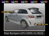 LLPU1059 Proton Satria Neo PU Rear Bumper (R3) Body kit Bodykit