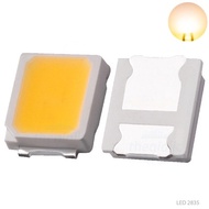 [50 Pieces]- Warm White LED 2835 SMD Stickers Smart Components