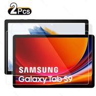 2ชิ้นอุปกรณ์ป้องกันหน้าจอกระจกนิรภัยสำหรับ Samsung Galaxy Tab A8 A7 Lite A 10.1 2019 S9 S8 S7 S5 S5e S6 8.7 10.4 10.5 11นิ้ว