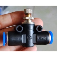 Air Throttle Valve AKS 8 SLA-8 – Pneumatic Flow Adjustment Valve Phi 8