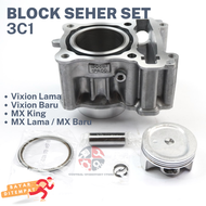 1 SET BLOK SEHER VIXION OLD KOMPLIT / VIXION NEW / R15 / JUPITER MX OLD / JUPITER MX NEW / MX KING /
