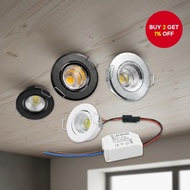 Lifestyle-Cross-Border Hot-LED Mini Ceiling Light LED Downlight 3W LED Spot Light White Black Silver