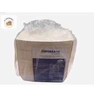 Super Safe Smooth Edge Molded Paper Tray White Size M (4 x6 Inches) x 50 Dessert Food