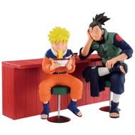 Action Figure Set 2 Naruto Kakashi Iruka Sensei Ver Makan Ramen Display Collection Height 11-13CM
