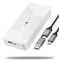 NVMe Enclosure 40Gbps, SETMSPACE M.2 NVME SSD Enclosure USB C Aluminum, Compatible with Thunderbolt